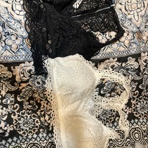 Lace bralettes